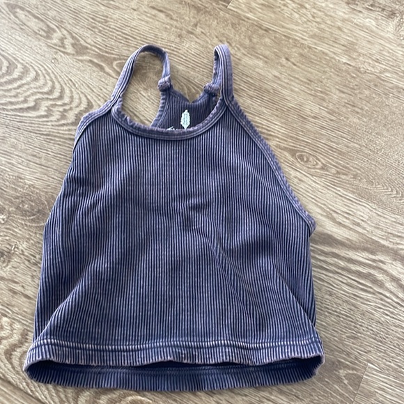 NWOT Happiness Runs Top with logo - Picture 7 of 8